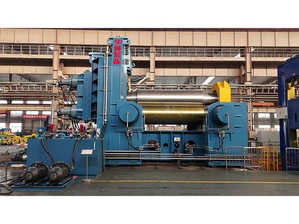 数控水平下调三棍卷板机